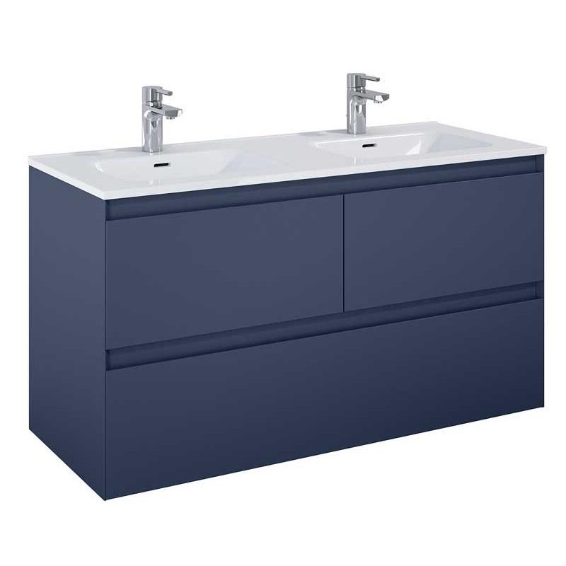 Elita Split Navy Blue Matt Szafka Pod Umywalkę 120 cm Podwójna (RE012007157030)