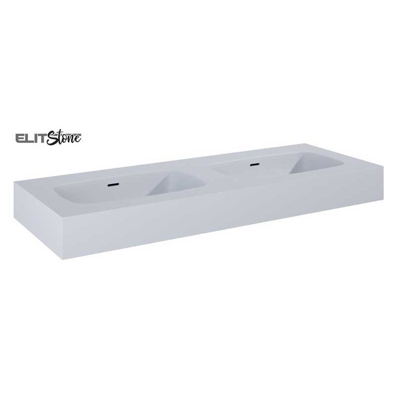 Elita Dimple Umywalka Marmur Ścienna Duo 120 cm MARMUR STONE MATT (RE041200027040)