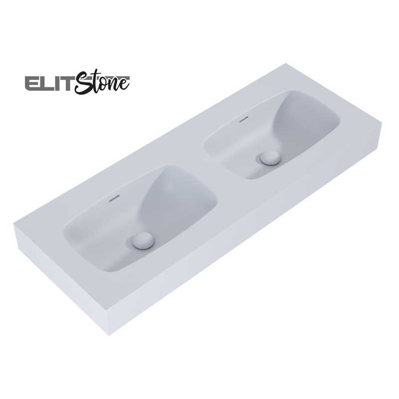 Elita Dimple Umywalka Marmur Ścienna Duo 120 cm MARMUR STONE MATT (RE041200027040)