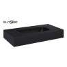Elita Dimple Umywalka Marmur Ścienna 80 cm MARMUR BLACK MATT (RE040800027160)
