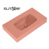 Elita Dimple Umywalka Marmur Ścienna 80 cm MARMUR TERRA PINK MATT (RE040800026600)