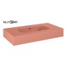 Elita Dimple Umywalka Marmur Ścienna 80 cm MARMUR TERRA PINK MATT (RE040800026600)