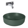 Elita Lorca Umywalka Okrągła Ceramiczna 42 cm CERAM FOREST GREEN MATT (RE040420047010)