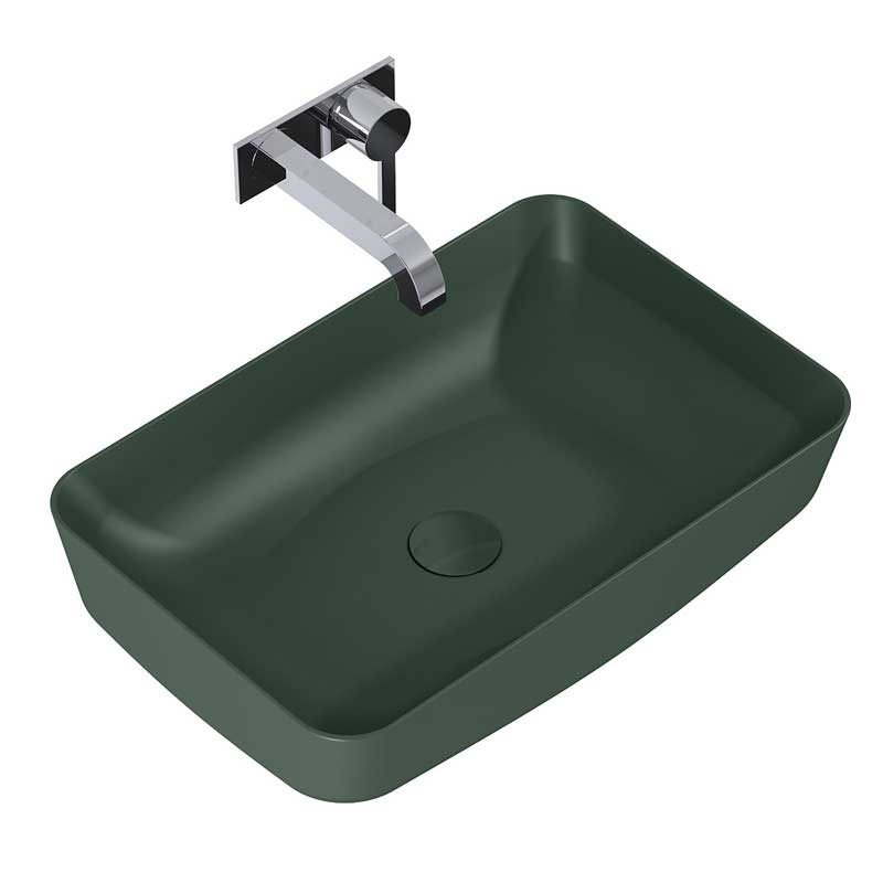 Elita Nomia Umywalka ceramiczna 50 cm CERAM FOREST GREEN MATT (RE040500057010)