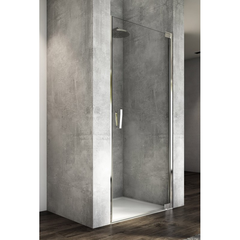 SanSwiss Cadura CA1C Drzwi Prysznicowe 90x200 cm Chrom Szkło Przezroczyste (CA1CD0905007)