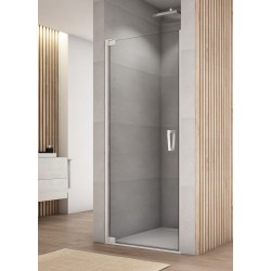 SanSwiss Cadura CA1C Drzwi Prysznicowe 80x200 cm biała Szkło Przezroczyste (CA1CG0800907)