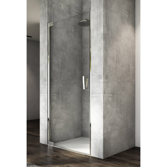 SanSwiss Cadura CA1C Drzwi Prysznicowe 100x200 cm chrom Szkło Przezroczyste (CA1CG1005007)