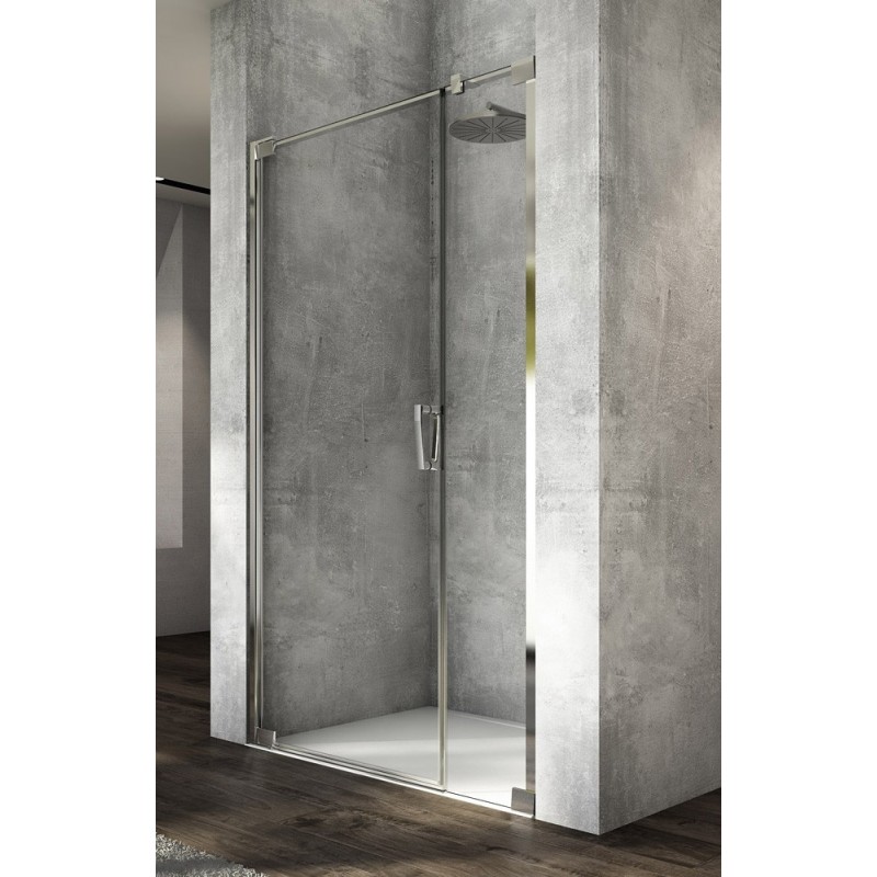 SanSwiss Cadura CA31C Drzwi Prysznicowe 140x200 cm Chrom Szkło Przezroczyste (CA31CG1405007)