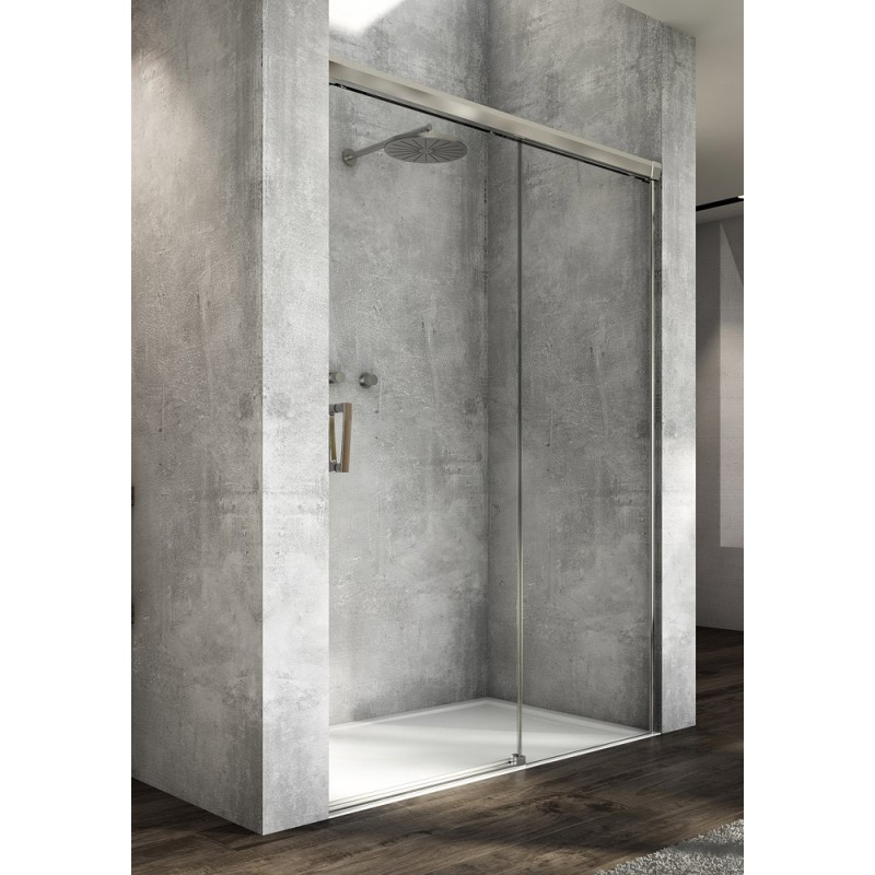 SanSwiss Cadura CAS2 Drzwi Prysznicowe 130x200 cm Chrom Szkło Przezroczyste (CAS2D1305007)