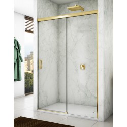 SanSwiss Cadura CAS2 Drzwi Prysznicowe 160x200 cm złote Szkło Czyste (CAS2D1601207)