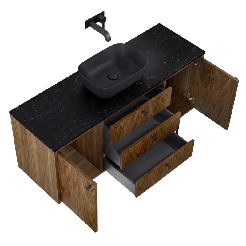 Elita Legacy Orzech Amerykański Szafka pod umywalkę 3s 2d 140 cm (RE01140109D480)