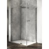 SanSwiss Cadura CA13+CAT3 Kabina Prysznicowa P Chrom 140x100 cm Szkło Przezroczyste (CA13D1405007+CAT31005007)