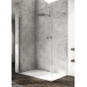 SanSwiss Cadura CAT4 Walk-In Ścianka Wolnostojąca Chrom 90 cm Szkło Przezroczyste (CAT40905007)