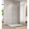 SanSwiss Cadura CAT4+CAT3 Walk-In Biała Kabina 90x90 cm Szkło Przezroczyste (CAT40900907+CAT30900907)
