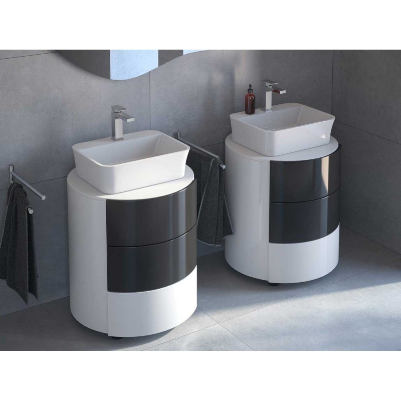 Besco ASSOS S-Line Umywalka Nablatowa 40x50