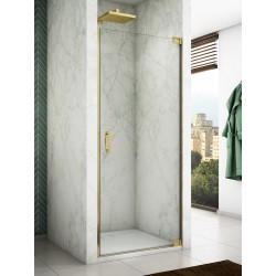 SanSwiss Cadura CA1 Drzwi Prysznicowe do 100x200 cm P NA WYMIAR Złote Szkło Przezroczyste (CA1DSM11207)