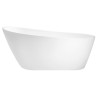 Besco Melody Glam Wanna Wolnostojąca Złota 170x80 + maskownica syfonu z przelewem chrom