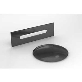 Besco Varya Glam Wanna Wolnostojąca Przyścienna Grafitowa + maskownica syfonu z przelewem grafit 150x75