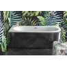 Besco Avita Slim+ Wanna Asymetryczna Prawa 150x75 + syfon z przelewem chrom