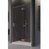 SanSwiss Pur PU13P Drzwi Prysznicowe ze ścianką Prawa 140 cm Szkło Przezroczyste (PU13PD1401007)