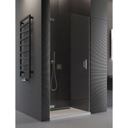 SanSwiss Pur PUR1 Drzwi Prysznicowe Lewe NA WYMIAR do 100 cm Szkło Przezroczyste (PUR1GSM11007)