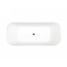 Besco Assos S-Line Wanna Wolnostojąca 160x70 +  klik-klak złoty czyszczony od góry (WMD-160-ASG)