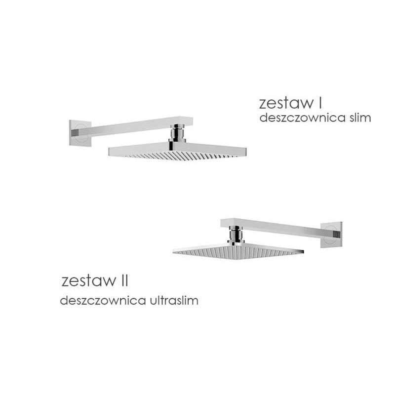 Besco Aspira Zestaw Prysznicowy Podtynkowy I Złoty