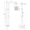 Besco Modern/Varium Zestaw Prysznicowy Termostatyczny Chrom