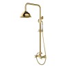 Besco Retro Zestaw Prysznicowy Natynkowy Złoty