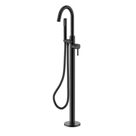 Besco Veo bateria wannowa wolnostojąca I Easy-Box Czarny Mat