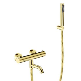 Besco Veo bateria wannowa ścienna termostatyczna Złota (BW-VST-ZL)