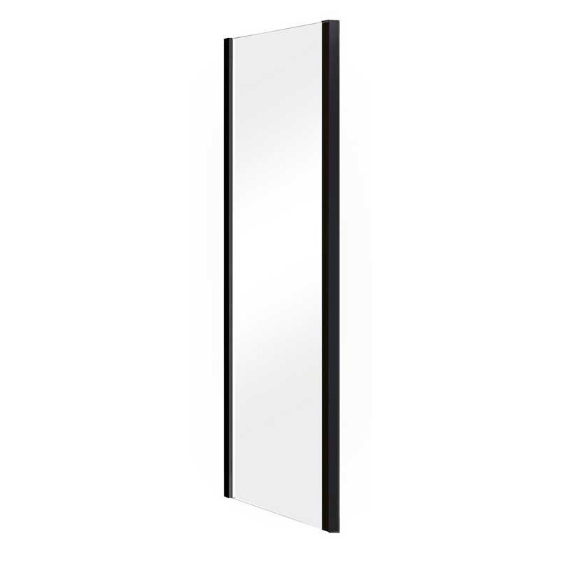 Besco Duo Slide Black Panel Boczny do kabiny 80x195 cm (PDSB-80)