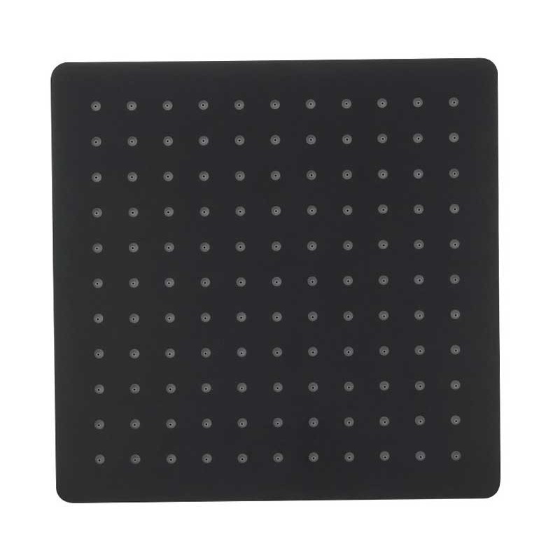 Besco Uni R deszczownica uniwersalna kwadratowa 30 cm Czarny mat
