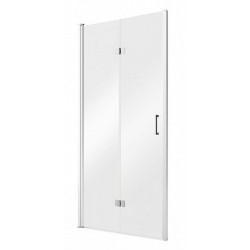 Besco Exo-H drzwi prysznicowe harmonijkowe przejrzyste szkło 80x190 (EH-80-190C)