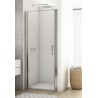 SanSwiss Divera D22T1 Drzwi Prysznicowe Wahadłowe Jednoczęściowe Chrom 70x200 cm Szkło Przezroczyste (D22T10705007)