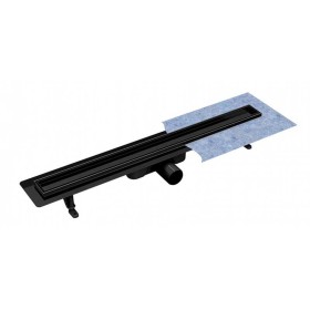 Besco Virgo Nero Duo Odpływ Liniowy 60x6 cm (OL-60-VN)