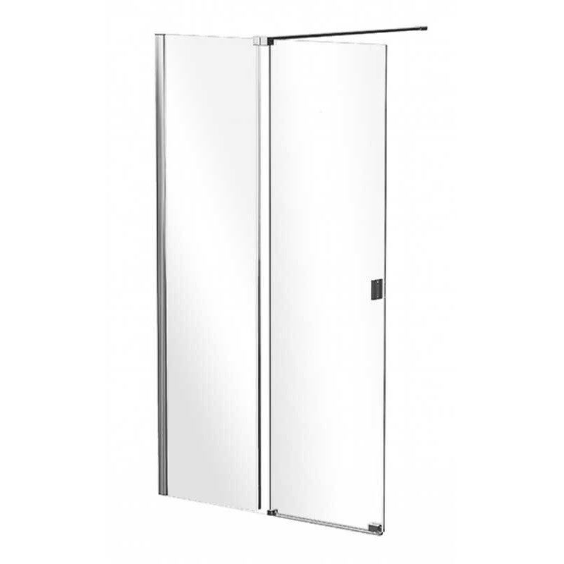 Besco Vayo Kabina Walk-In przesuwny przejrzyste Szkło 100x200 cm (VY-100-200C)