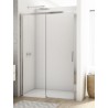 SanSwiss Divera D22S2B Drzwi wnękowe Dwuczęściowe Chrom 100x200 cm Szkło Przezroczyste (D22S2B1005007)