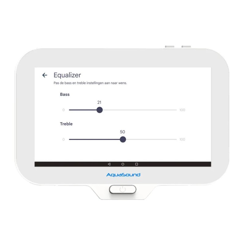 Aquasound Zestaw radio łazienkowe N-Joy 30 W z głośnikami Rumba Chrom Mat (MP3, RADIO INTERNETOWE, BLUETOOTH, IPX7)  (EMN30-RC)