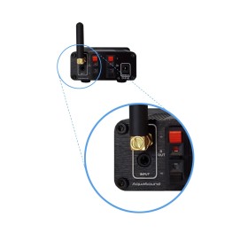 Aquasound Zestaw radio łazienkowe N-Joy 50 W z głośnikami Samba Białe (MP3, RADIO INTERNETOWE, BLUETOOTH, IPX7) (EMN50-SW)