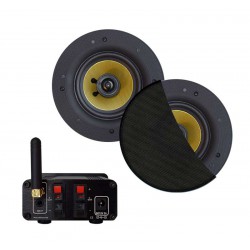 Aquasound Wzmacniacz Bluetooth 50 W z głośnikami Samba Czarny mat (BMN50EASY-SZ)