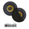 Aquasound Wzmacniacz WiFi-audio 50 W z głośnikami Samba Czarny mat (WMA50-SZ)