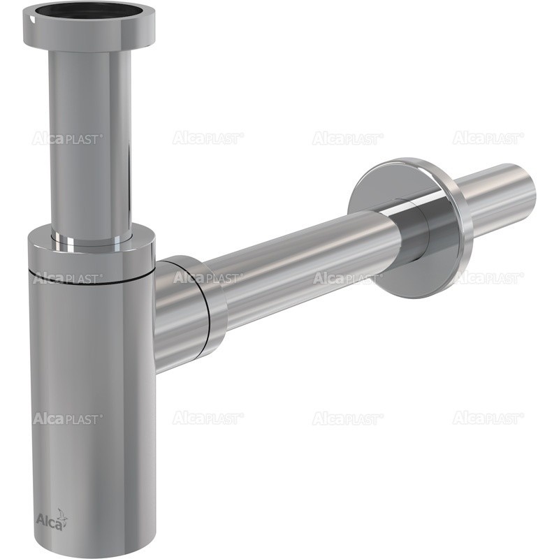 AlcaPlast Syfon umywalkowy Ø32 DESING metalowy A400