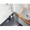 Laveo Basso Odpływ Liniowy 50 cm czarny (COB_750D)