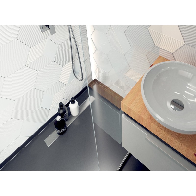 Laveo Basso Odpływ Liniowy 90 cm złoty (COB_G90D)