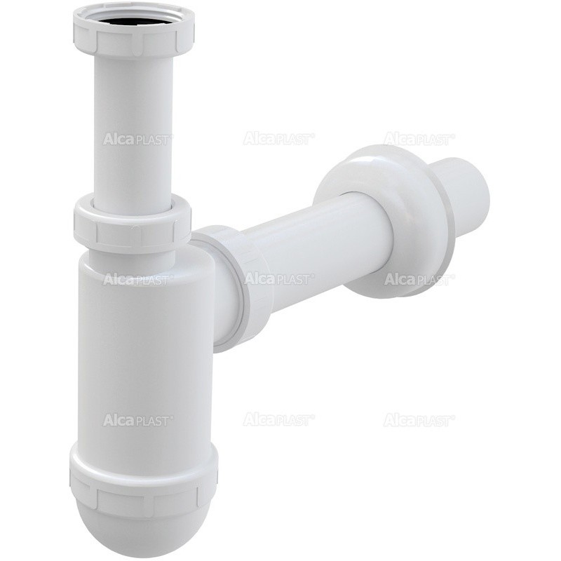 AlcaPlast Syfon umywalkowy Ø40 z nakrętką 5/4