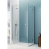 SanSwiss Annea AN13 D+G Kabina Prysznicowa Chrom 80x80 cm Szkło Przezroczyste (AN13D08005007+AN13G08005007)