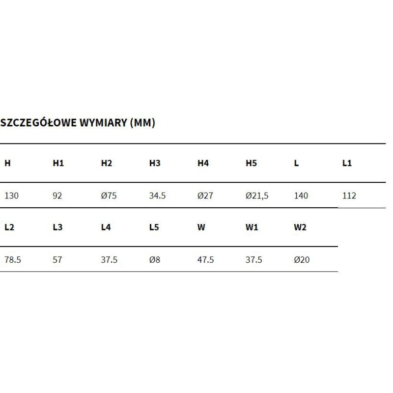 Excellent PI Bateria Bidetowa bidetta złota (AREX.1204GL)