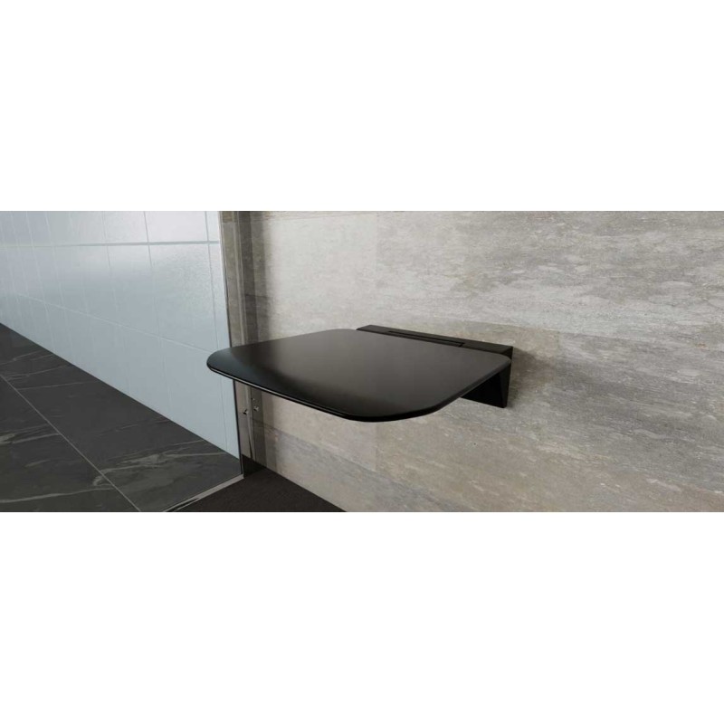Excellent Seduro Premium Siedzisko prysznicowe czarne (DOEX.SP365.306.BL)