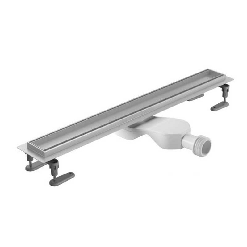 Excellent Stilio odpływ liniowy z rusztem do zabudowy płytką 90 cm stal nierdzewna polerowana (INEX.1515.900.P.SNP)